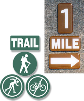 Trail Mile Distance Markers Starter Kit